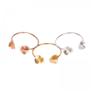 Pulsera Hélice oro rosa