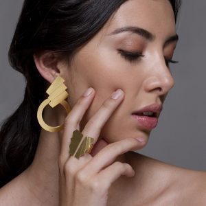 Aretes Escala Maxi oro