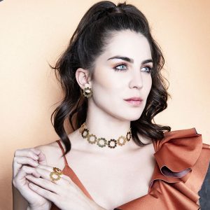Aretes Círculo Kromo oro