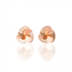 Aretes Hélice en oro rosa