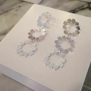 Aretes Exa plata