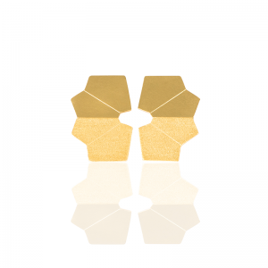 Aretes Abanicos Midi oro