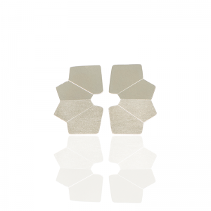 Aretes Abanicos Midi plata
