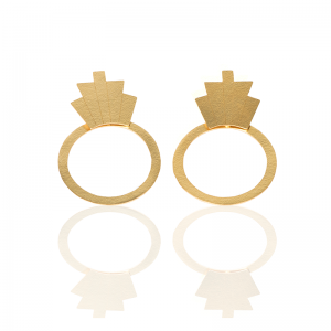 Aretes Zen oro