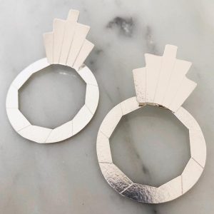 Aretes Zen en plata