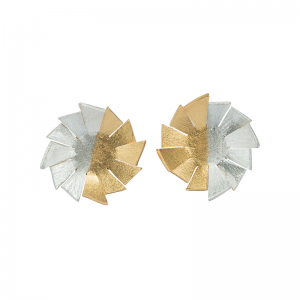 Aretes Sol de Páramo Oro y Plata