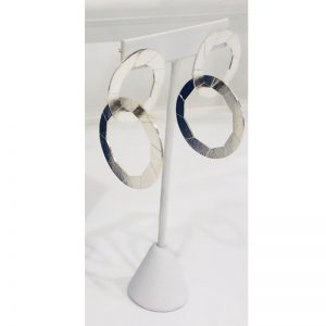 Aretes Circus doble plata