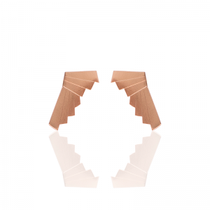 Aretes Tao Oro Rosa
