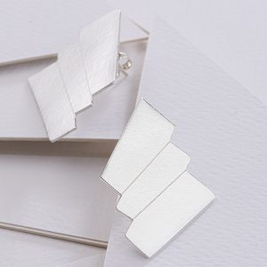 Aretes Escala en plata