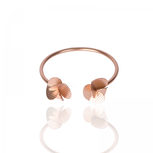 Pulsera Hélice oro rosa
