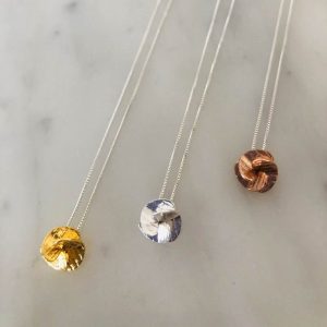 Cadena Hélice mini en oro rosa