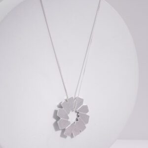 Cadena Círculo Kromo Maxi plata