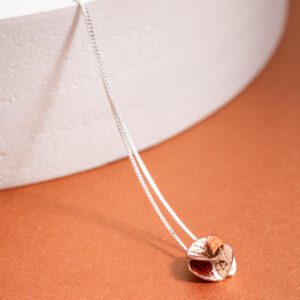 Cadena Hélice mini en oro rosa