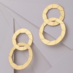 Aretes Circus Doble Oro