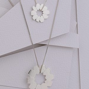 Cadena Círculo Kromo Maxi plata