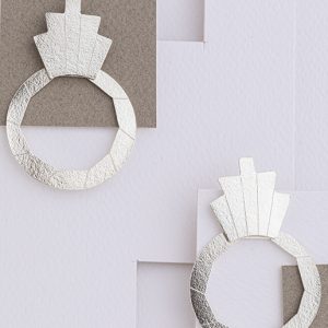 Aretes Zen en plata