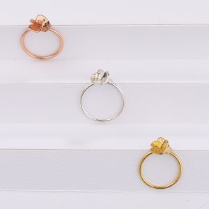 Anillo Hélice Mini plata