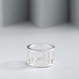 Anillo Torres del Parque plata