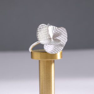 Anillo Helice Maxi plata