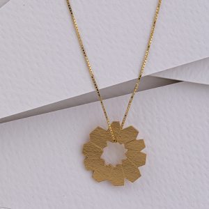 Cadena Círculo Kromo mini oro