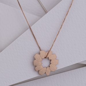 Cadena Círculo Kromo Mini Oro Rosa