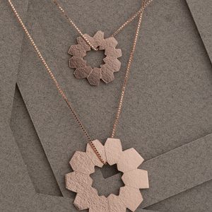 Cadena Círculo Kromo Mini Oro Rosa