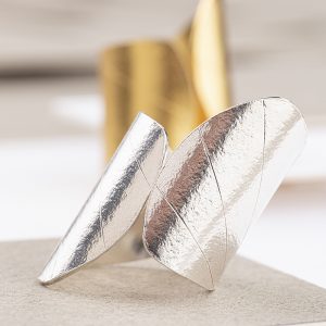 Anillo Curva en plata