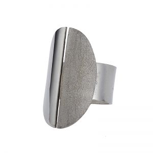 Anillo Ovalo en plata