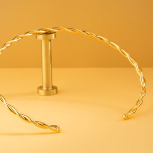 Choker Hilos Tejidos oro