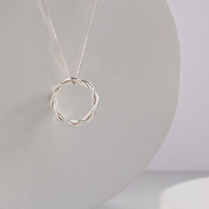 Cadena Aro Tejido plata