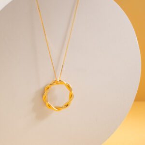 Cadena Aro Tejido oro