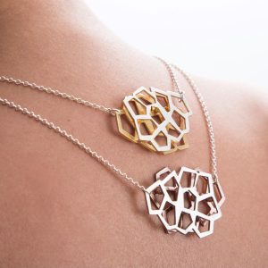 Collar Contrastes plata y oro