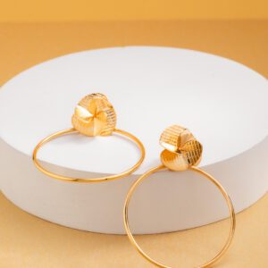 Aretes Aros maxi Hélice oro