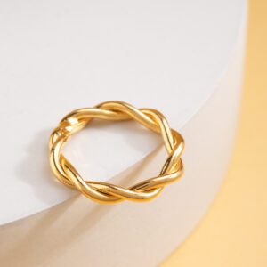 Anillo Espiral oro