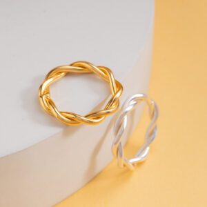 Anillo Espiral oro
